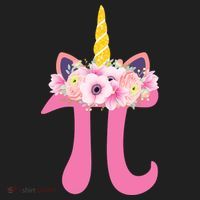 Unicorn Pi Day Golf Towel thumb 3