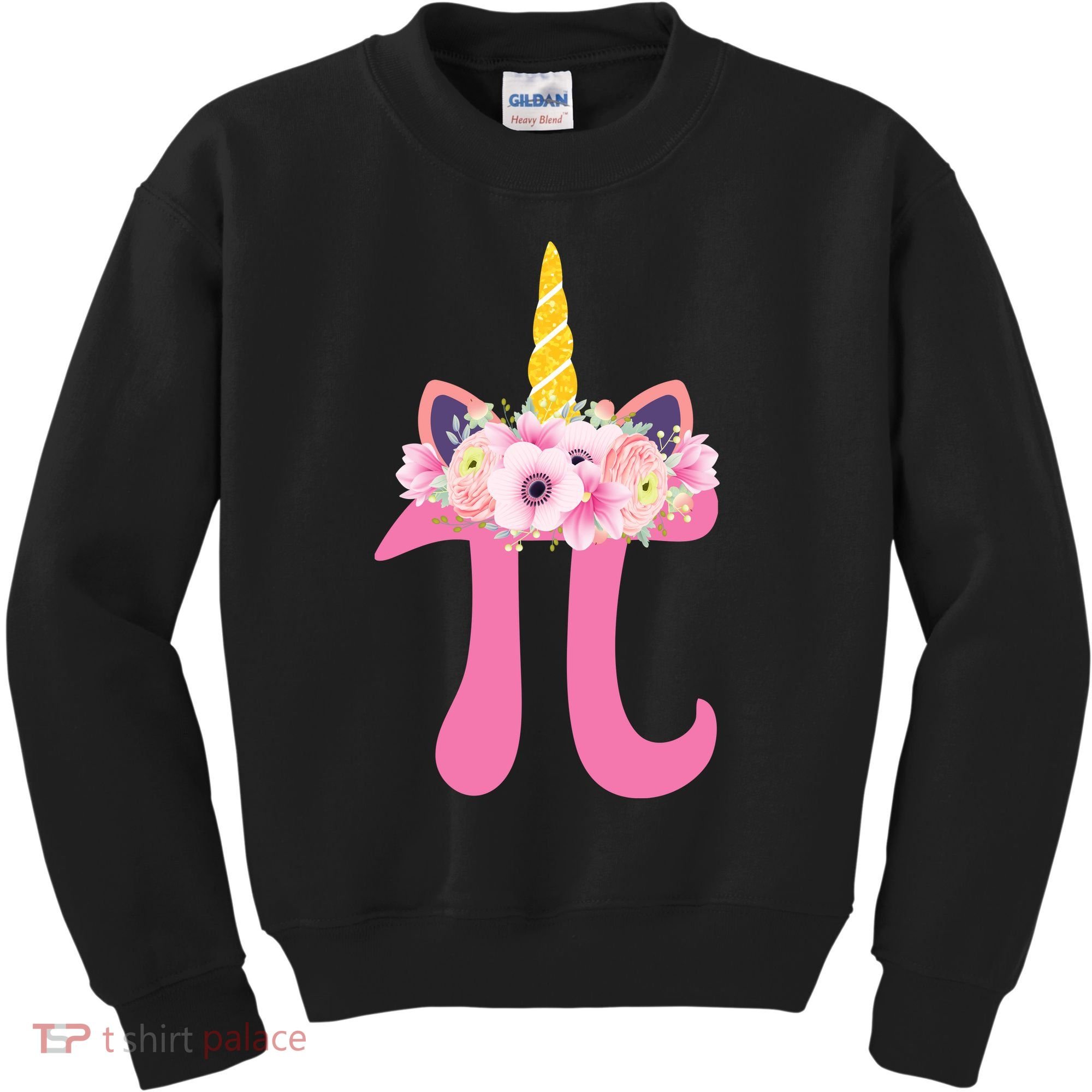 Unicorn Pi Day Kids Sweatshirt