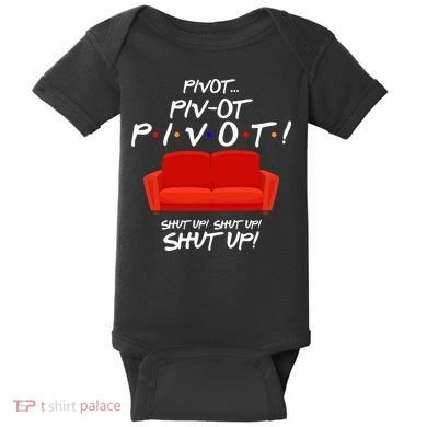 Pivot Couch Shut Up Baby Bodysuit