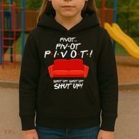 Pivot Couch Shut Up Kids Hoodie thumb 3