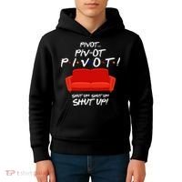 Pivot Couch Shut Up Kids Hoodie thumb 4