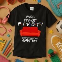 Pivot Couch Shut Up Kids T-Shirt thumb 3