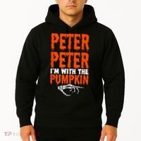 Peter I'm With The Pumpkin Halloween Costume Couple Hoodie thumb 2
