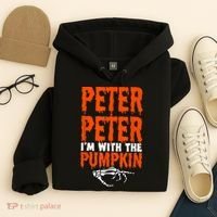 Peter I'm With The Pumpkin Halloween Costume Couple Hoodie thumb 4