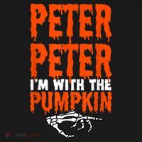 Peter I'm With The Pumpkin Halloween Costume Couple Women's Hoodie thumb 2