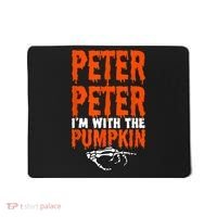 Peter I'm With The Pumpkin Halloween Costume Couple Mousepad thumb 0