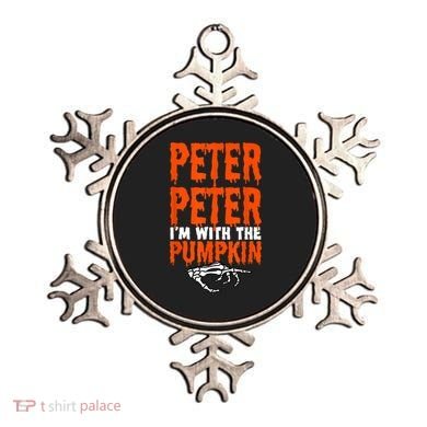 Peter I'm With The Pumpkin Halloween Costume Couple Ornament