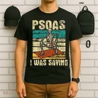 Psoas I Was Saying Massage Therapist Therapy Lmt Masseuse T-Shirt thumb 6