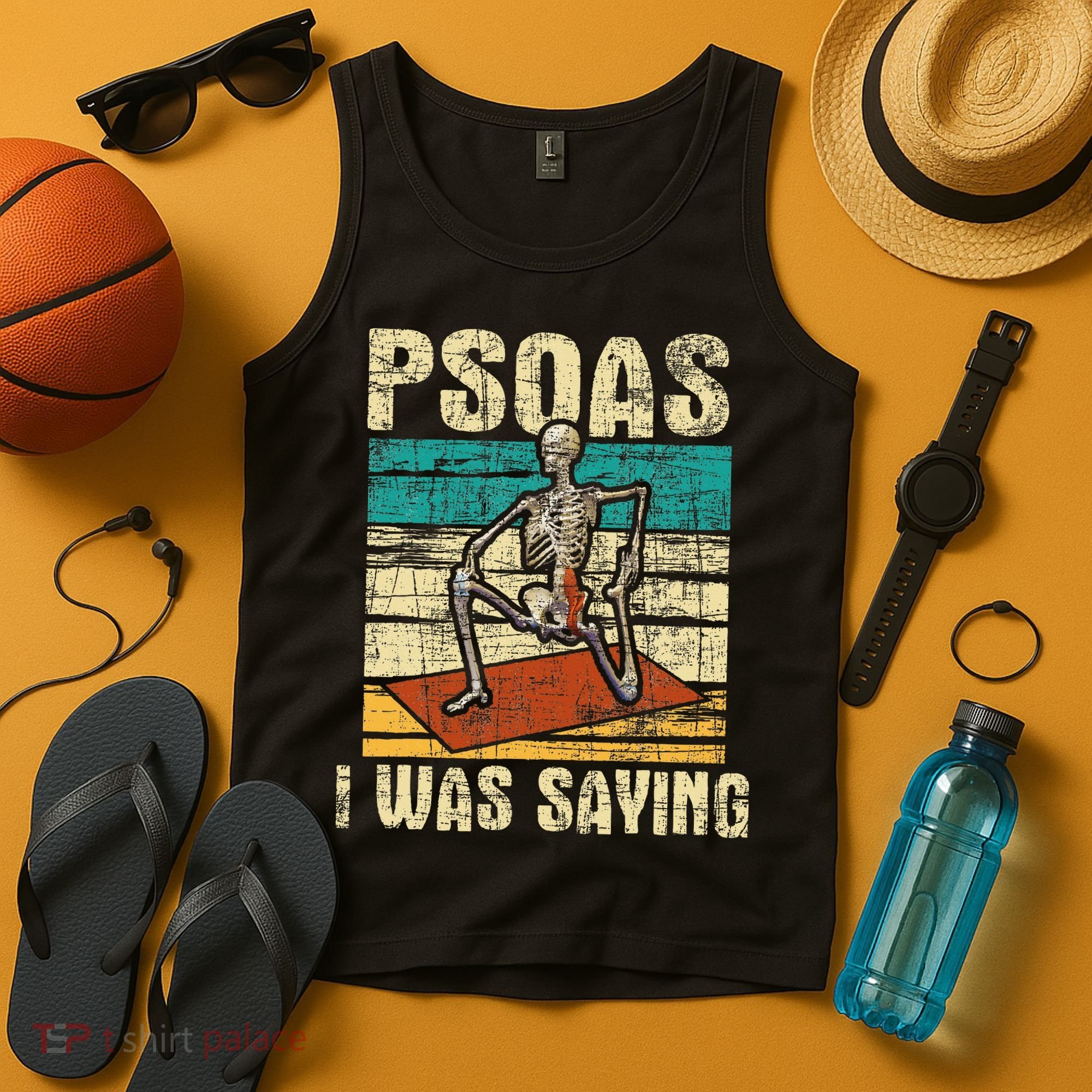 Psoas I Was Saying Massage Therapist Therapy Lmt Masseuse Tank Top