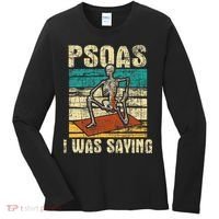 Psoas I Was Saying Massage Therapist Therapy Lmt Masseuse Women's Long Sleeve Shirt thumb 0