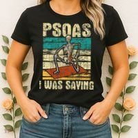 Psoas I Was Saying Massage Therapist Therapy Lmt Masseuse Women's T-Shirt thumb 2