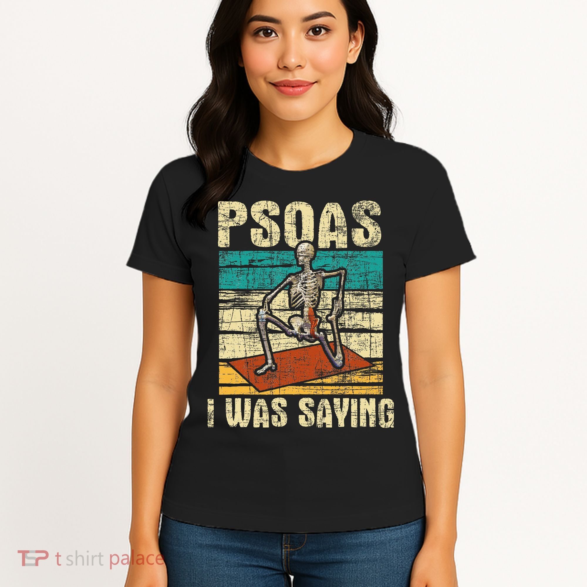 Psoas I Was Saying Massage Therapist Therapy Lmt Masseuse Women's T-Shirt