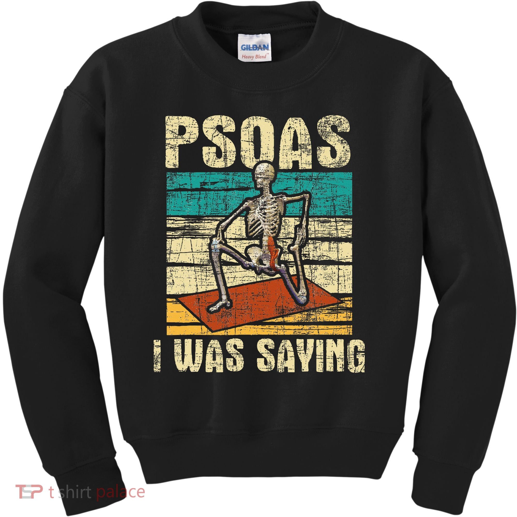 Psoas I Was Saying Massage Therapist Therapy Lmt Masseuse Kids Sweatshirt