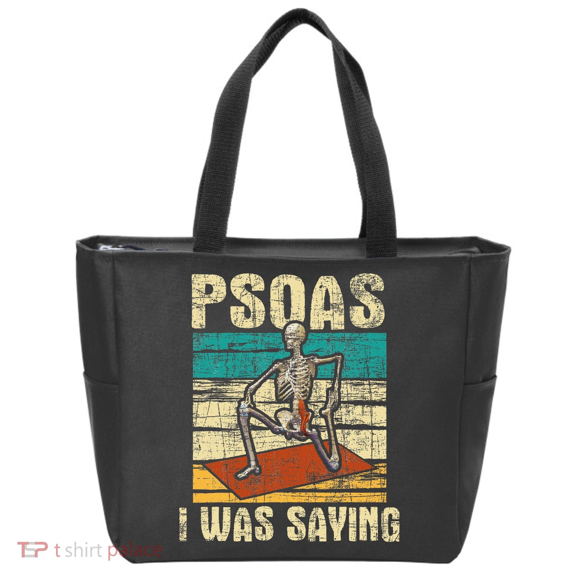 Psoas I Was Saying Massage Therapist Therapy Lmt Masseuse Tote Bag