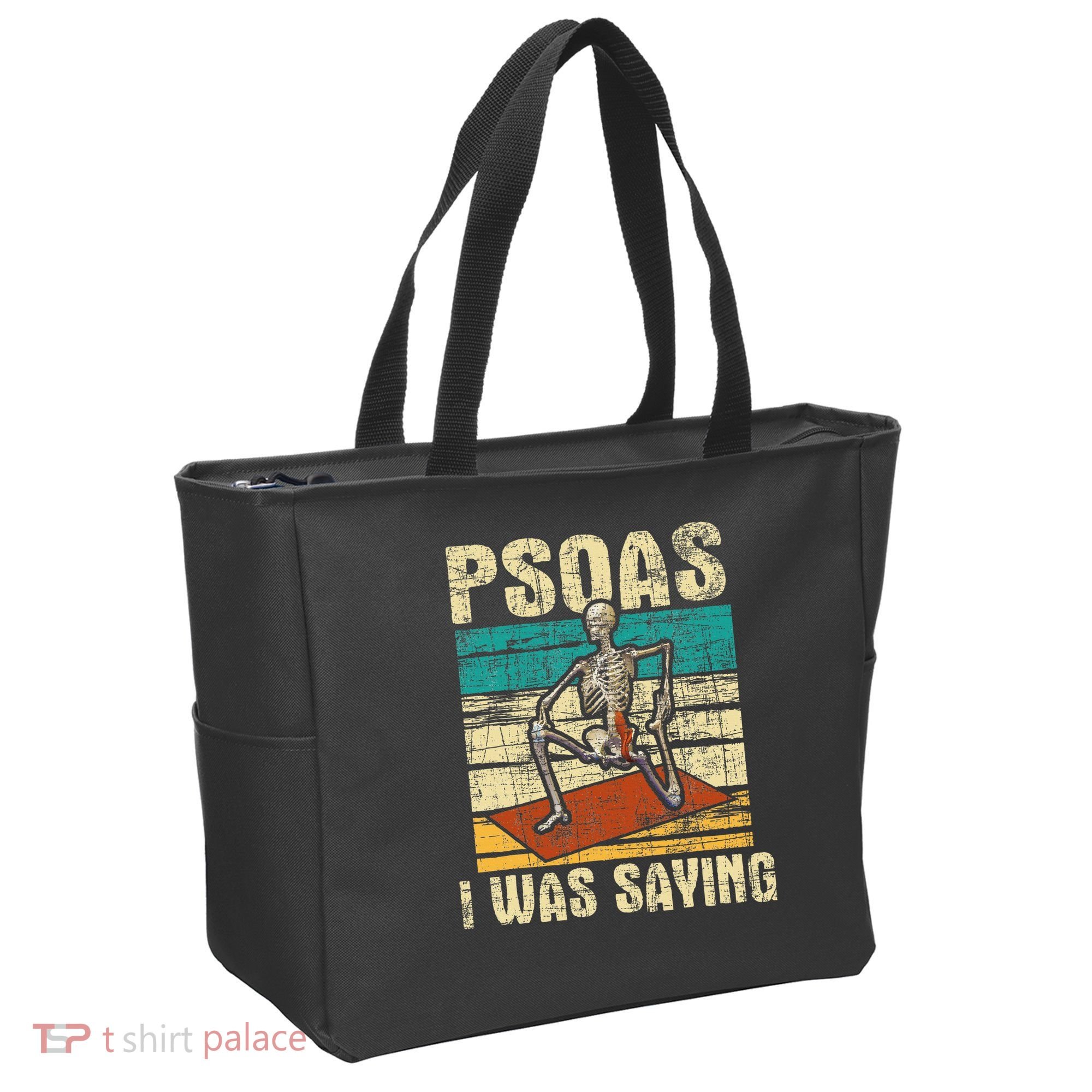 Psoas I Was Saying Massage Therapist Therapy Lmt Masseuse Tote Bag