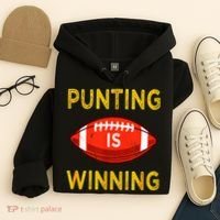 Punting Is Winning Hoodie thumb 4