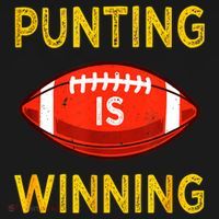 Punting Is Winning Kids Long Sleeve Shirt thumb 2