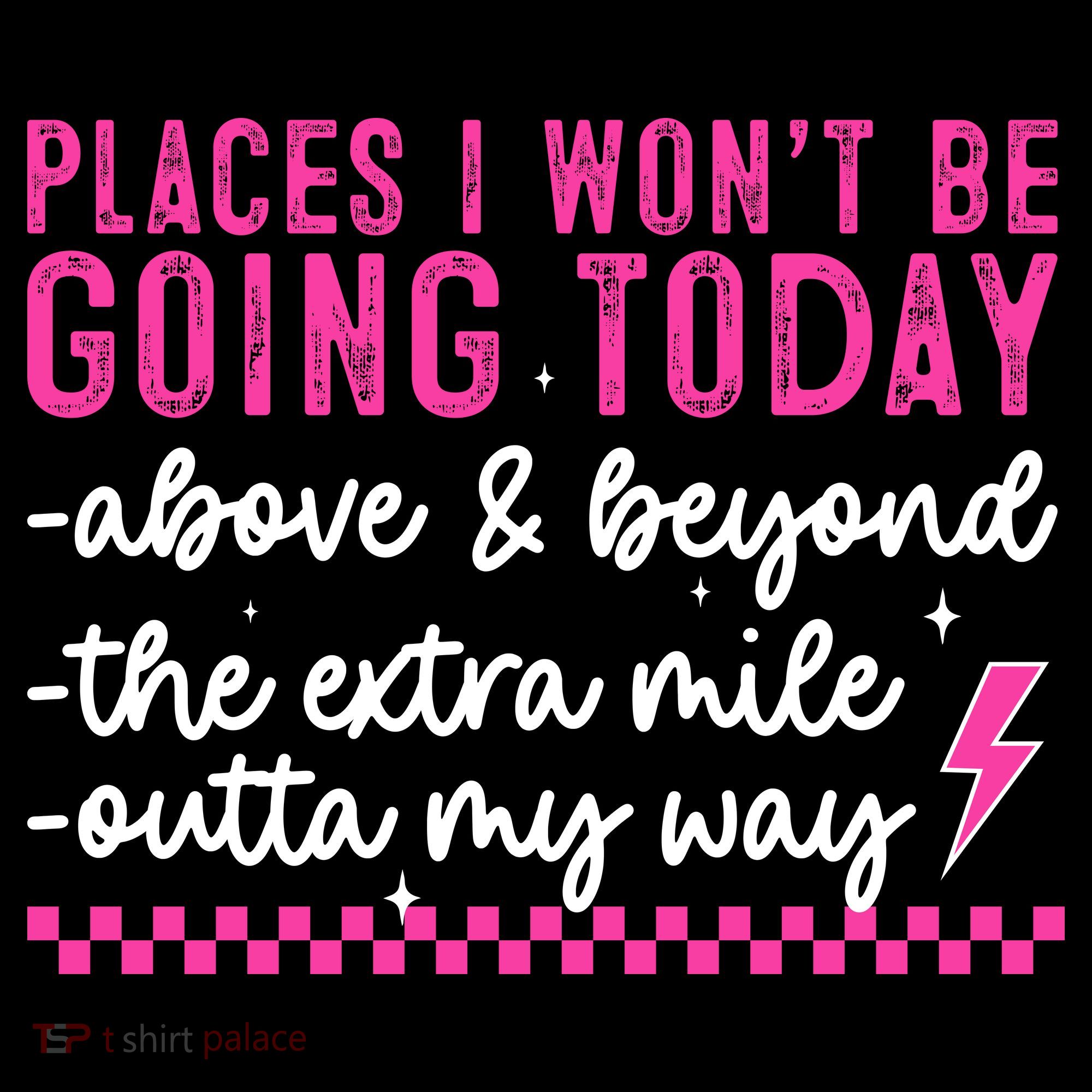 Places I Won't Be Going Today Apron
