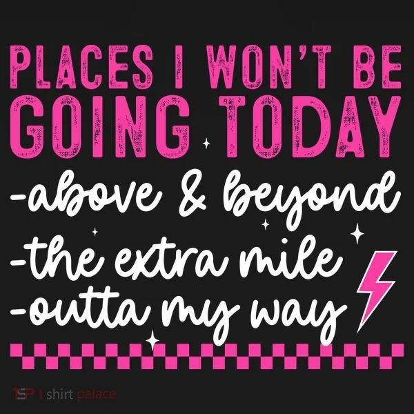 Places I Won't Be Going Today Bucket Hat