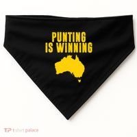 Punting Is Winning Football Fan USA-Made Doggie Bandana thumb 0