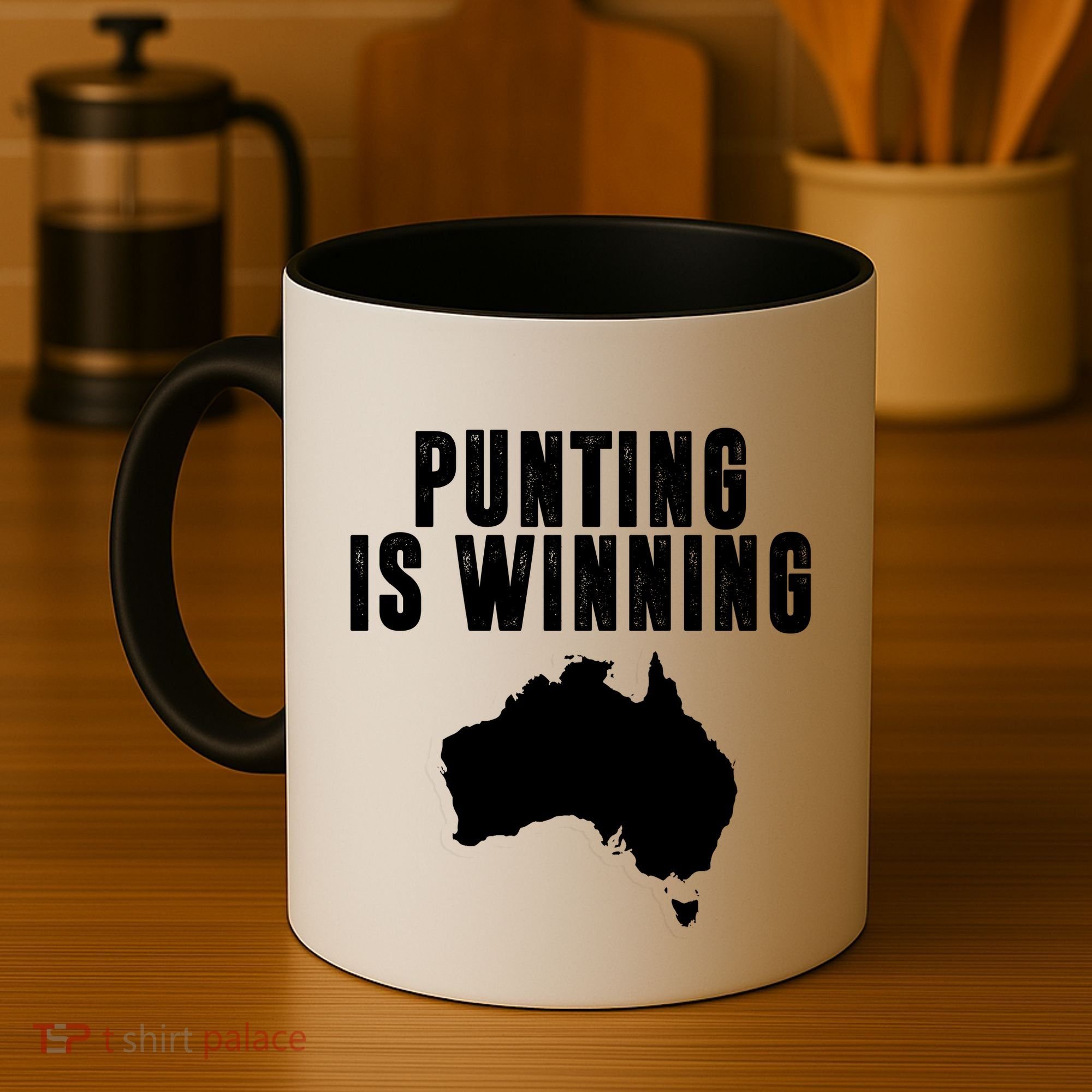 Punting Is Winning Football Fan Coffee Mug