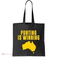 Punting Is Winning Football Fan Tote Bag thumb 0