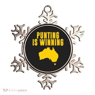 Punting Is Winning Football Fan Ornament