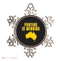 Punting Is Winning Football Fan Ornament thumb 0