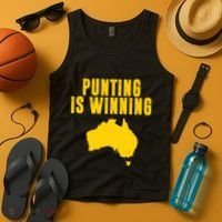 Punting Is Winning Football Fan Tank Top thumb 4