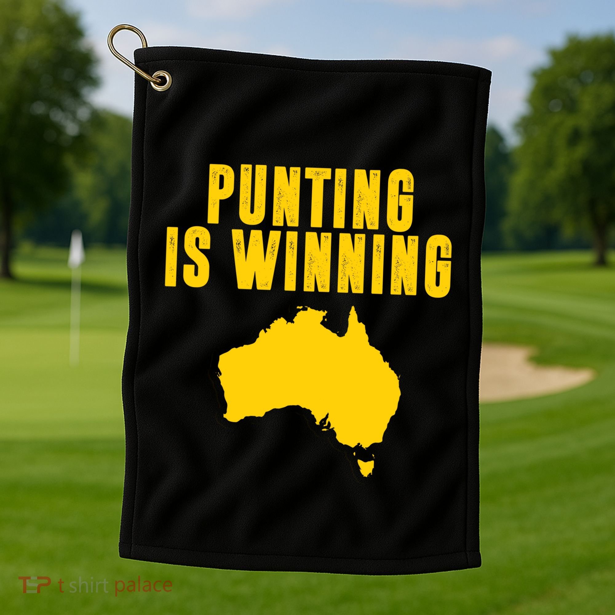 Punting Is Winning Football Fan Golf Towel