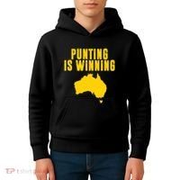 Punting Is Winning Football Fan Kids Hoodie thumb 4