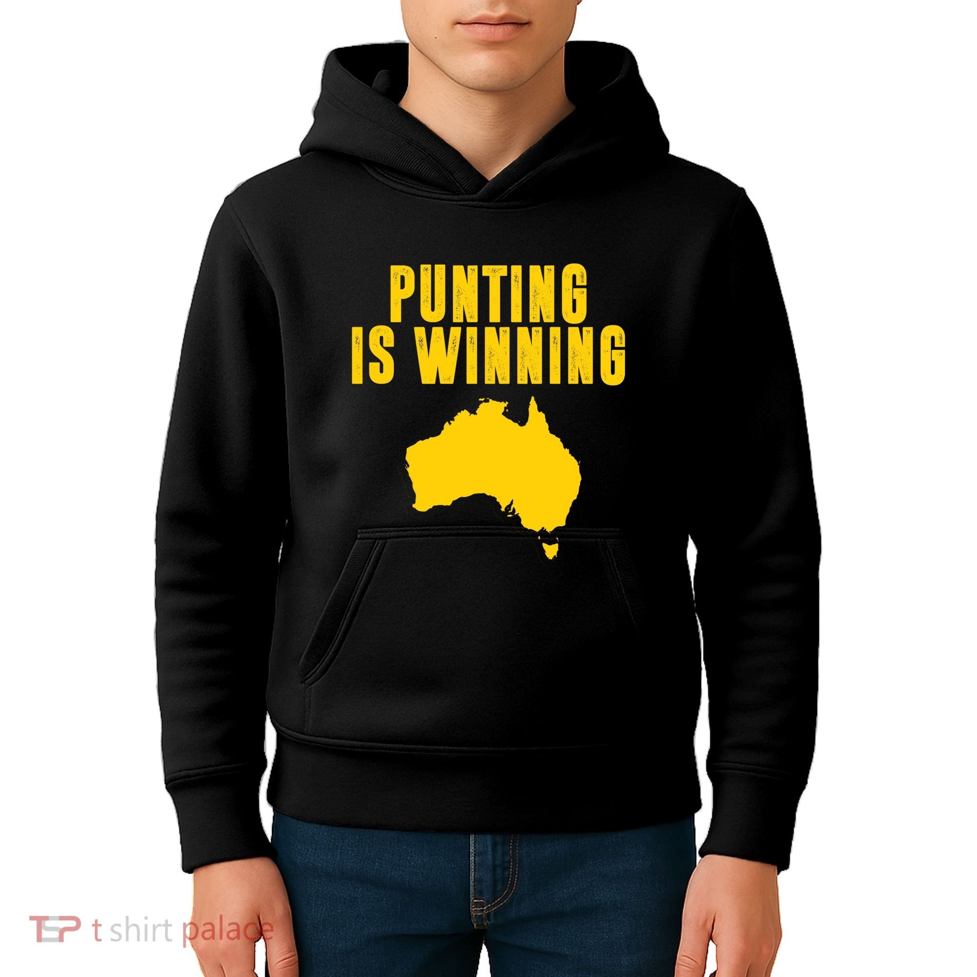 Punting Is Winning Football Fan Kids Hoodie