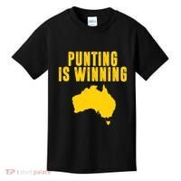 Punting Is Winning Football Fan Kids T-Shirt thumb 0