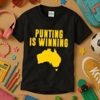 Punting Is Winning Football Fan Kids T-Shirt thumb 3