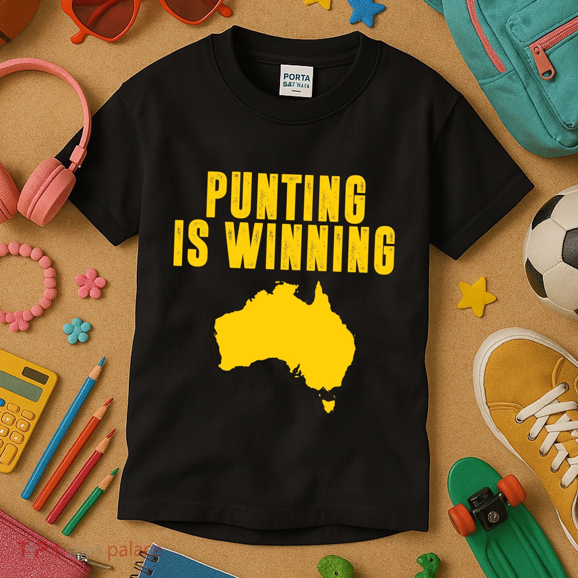 Punting Is Winning Football Fan Kids T-Shirt