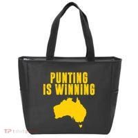Punting Is Winning Football Fan Tote Bag thumb 0
