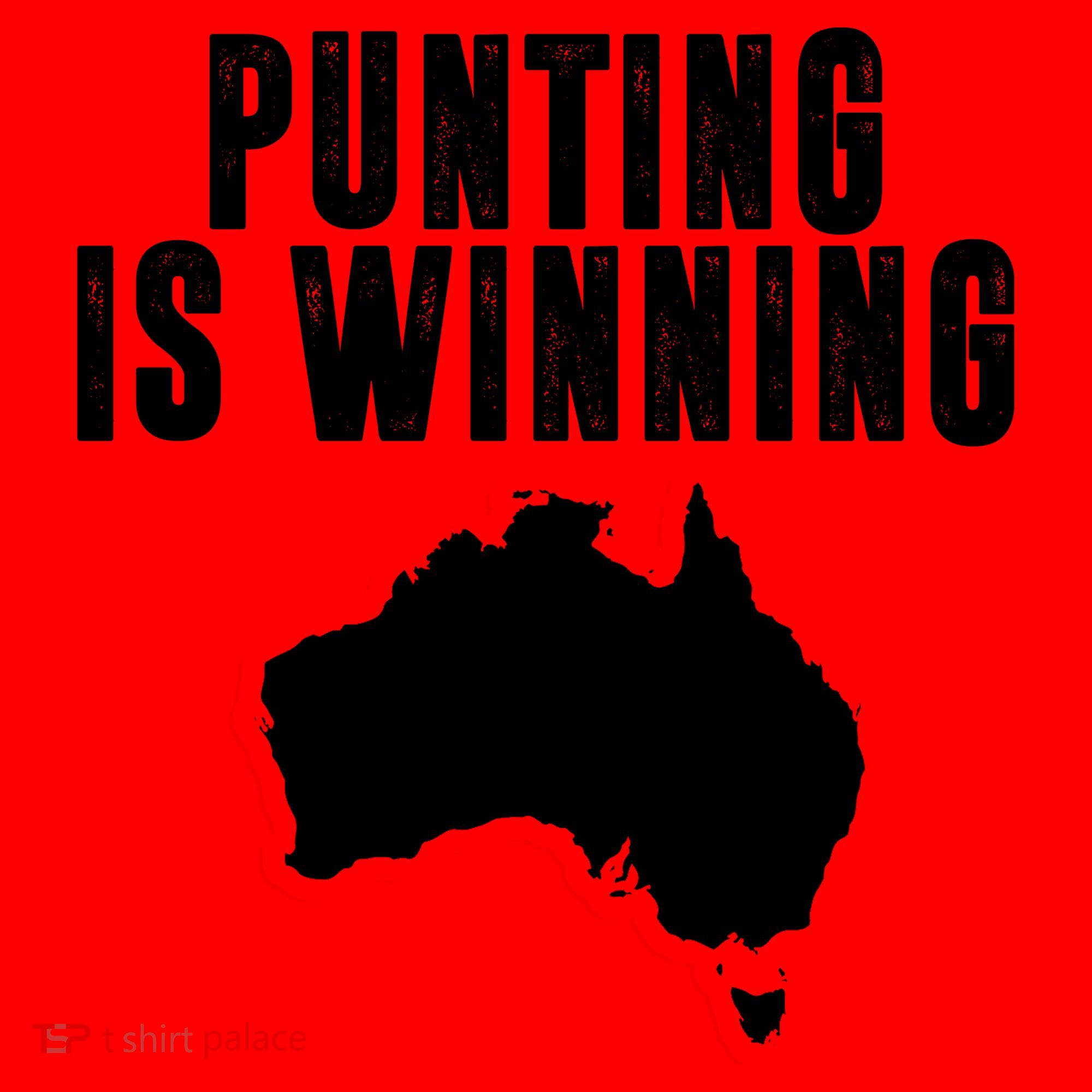 Punting Is Winning Football Fan Santa Hat