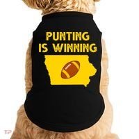 Punting Is Winning Iowa Football Doggie Tank thumb 0