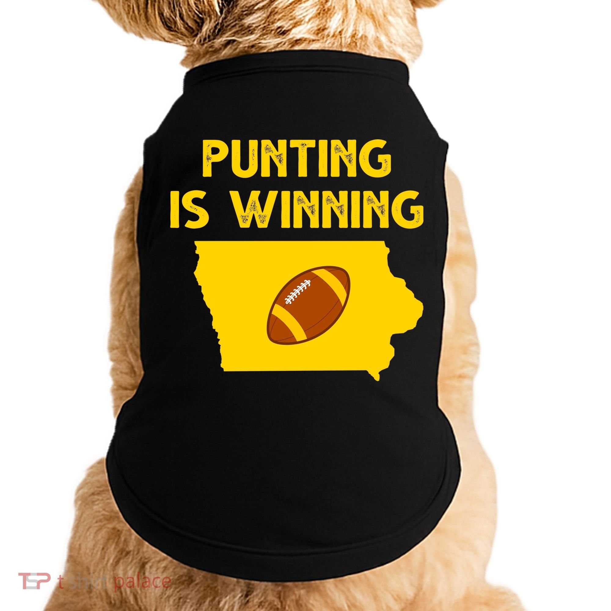 Punting Is Winning Iowa Football Doggie Tank