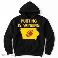 Punting Is Winning Iowa Football Hoodie thumb 0