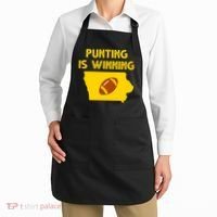 Punting Is Winning Iowa Football Apron thumb 2