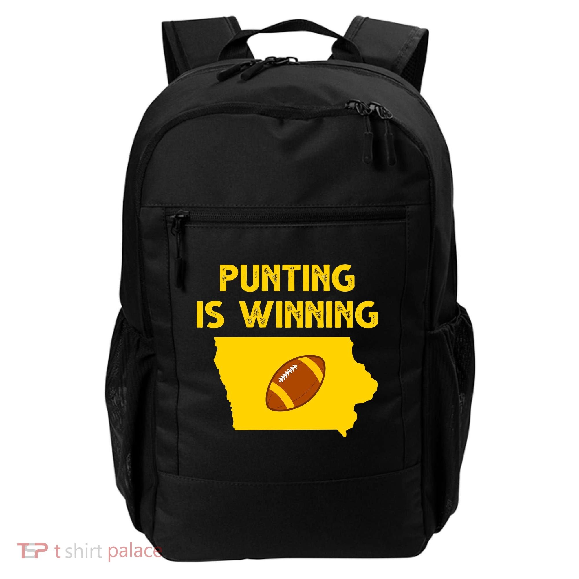 Punting Is Winning Iowa Football Backpack