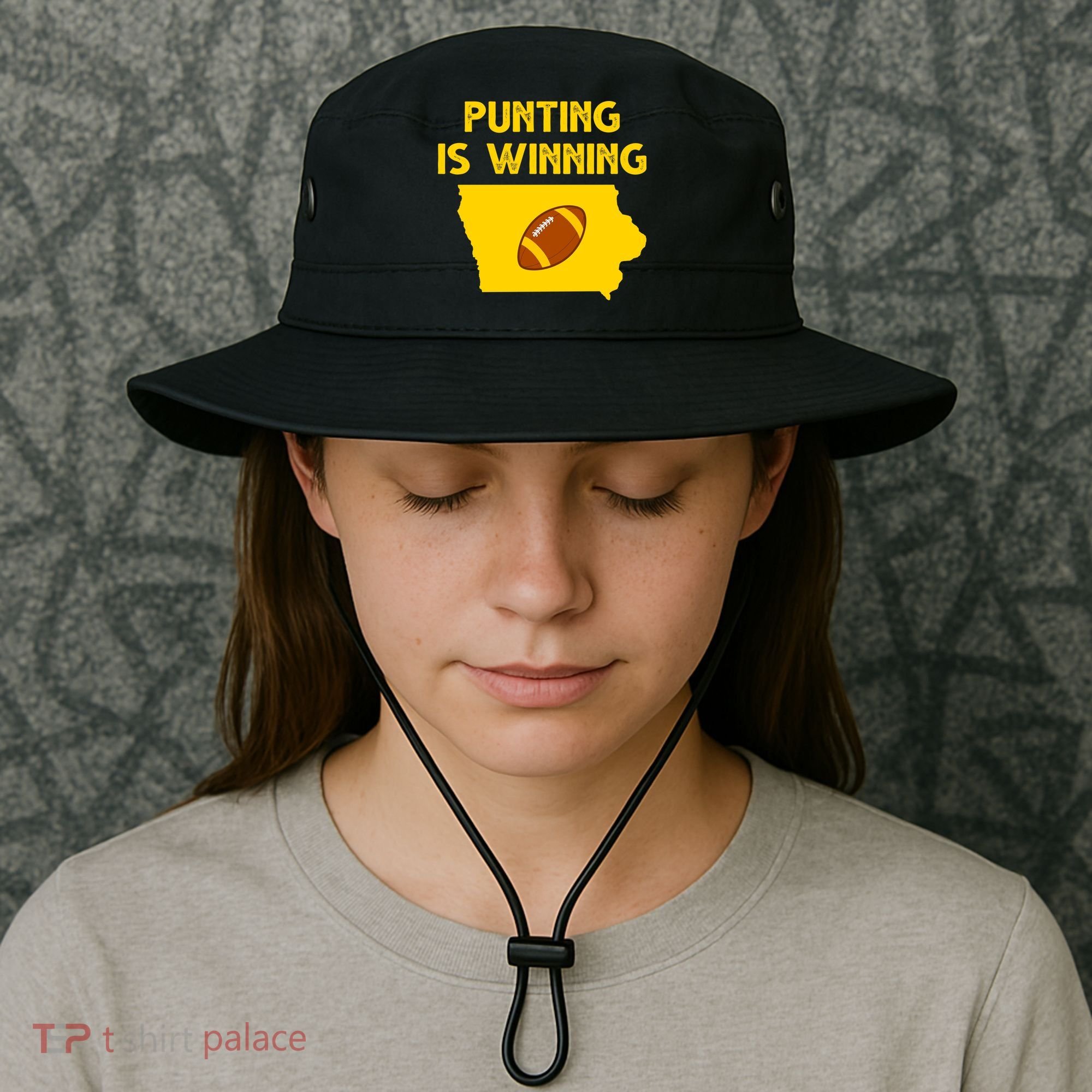 Punting Is Winning Iowa Football Bucket Hat