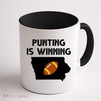 Punting Is Winning Iowa Football Coffee Mug thumb 1