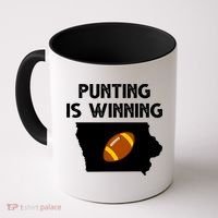 Punting Is Winning Iowa Football Coffee Mug thumb 0