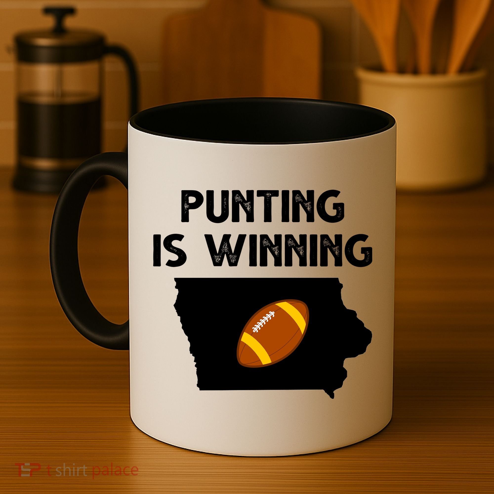 Punting Is Winning Iowa Football Coffee Mug