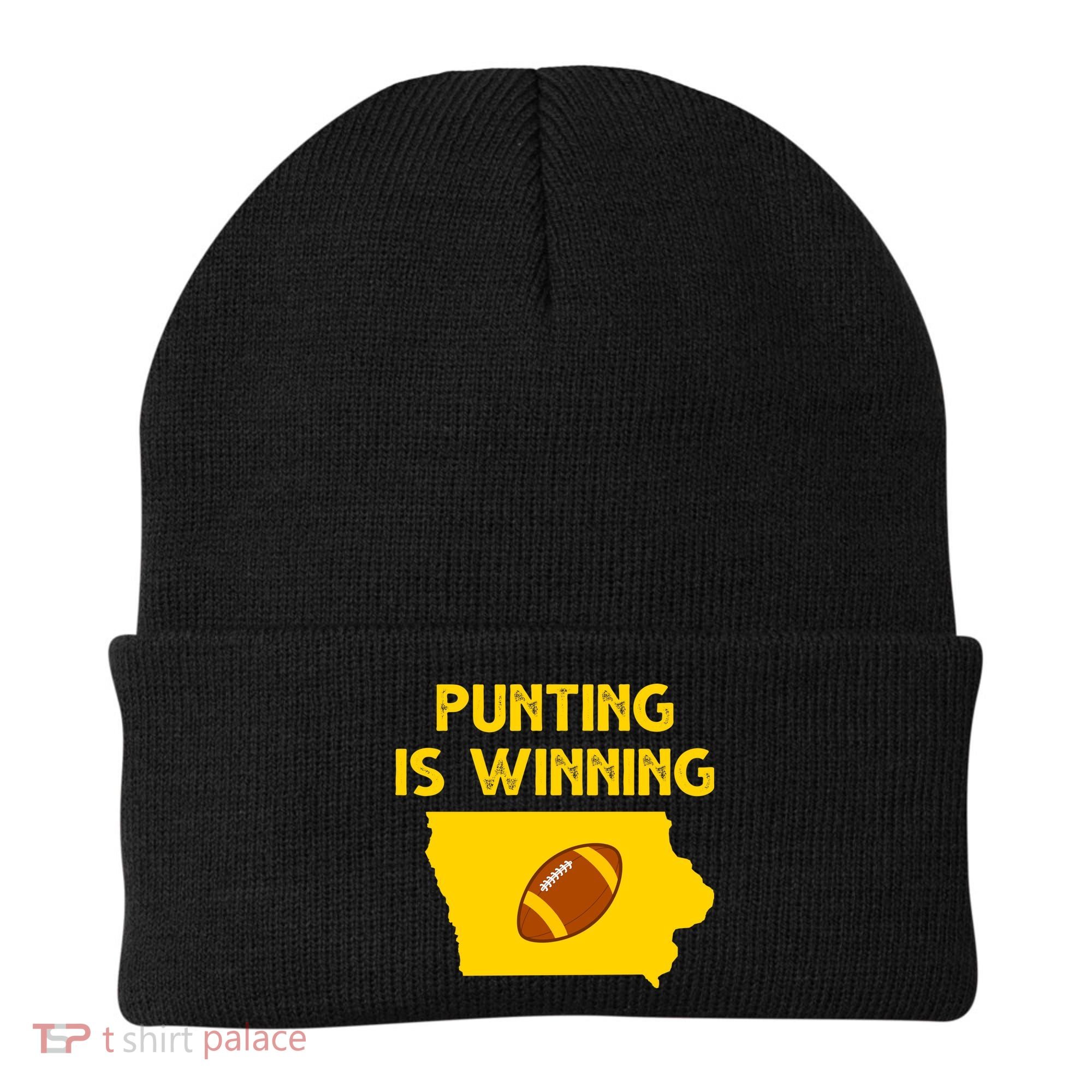 Punting Is Winning Iowa Football Beanie