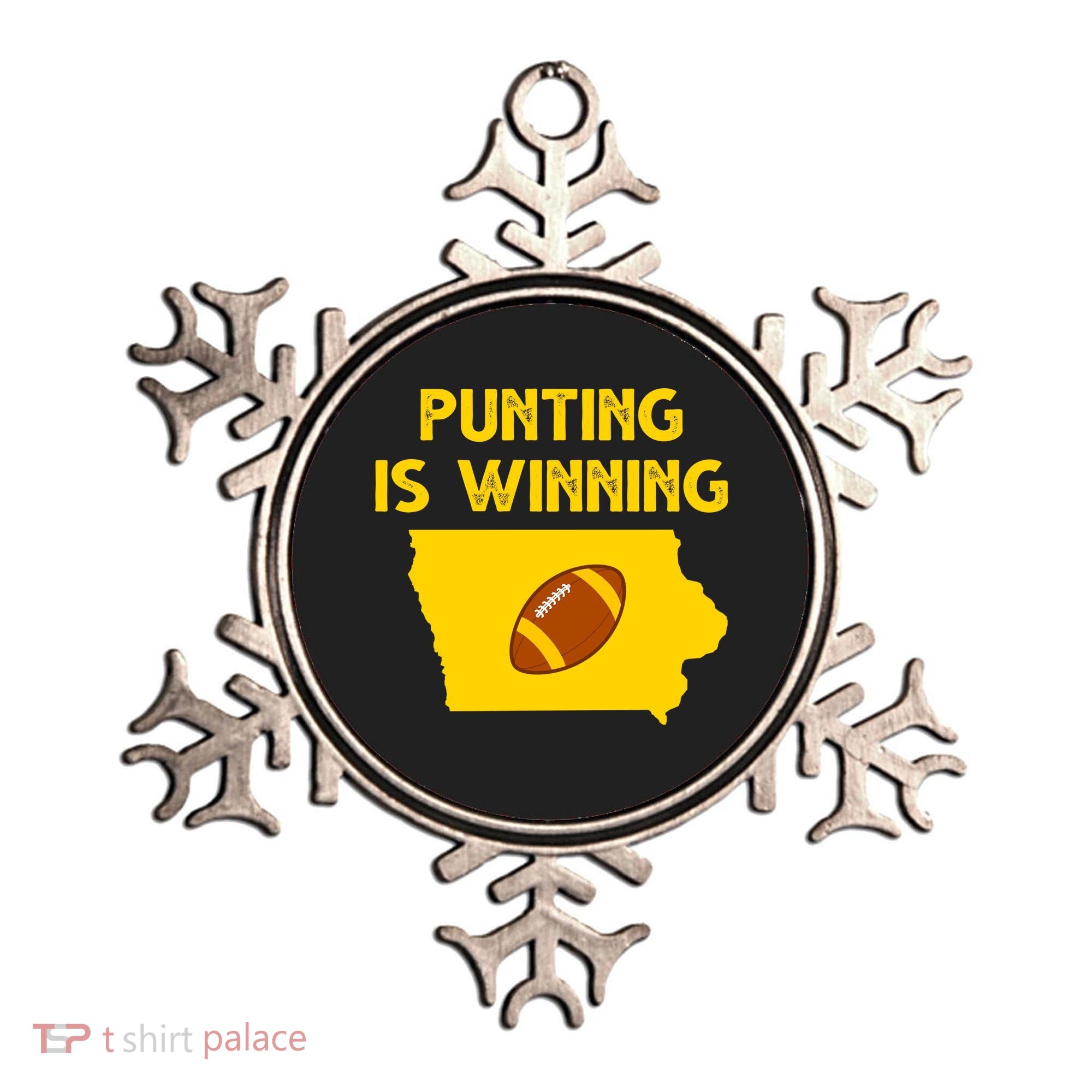 Punting Is Winning Iowa Football Ornament