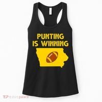 Punting Is Winning Iowa Football Women's Tank Top thumb 0