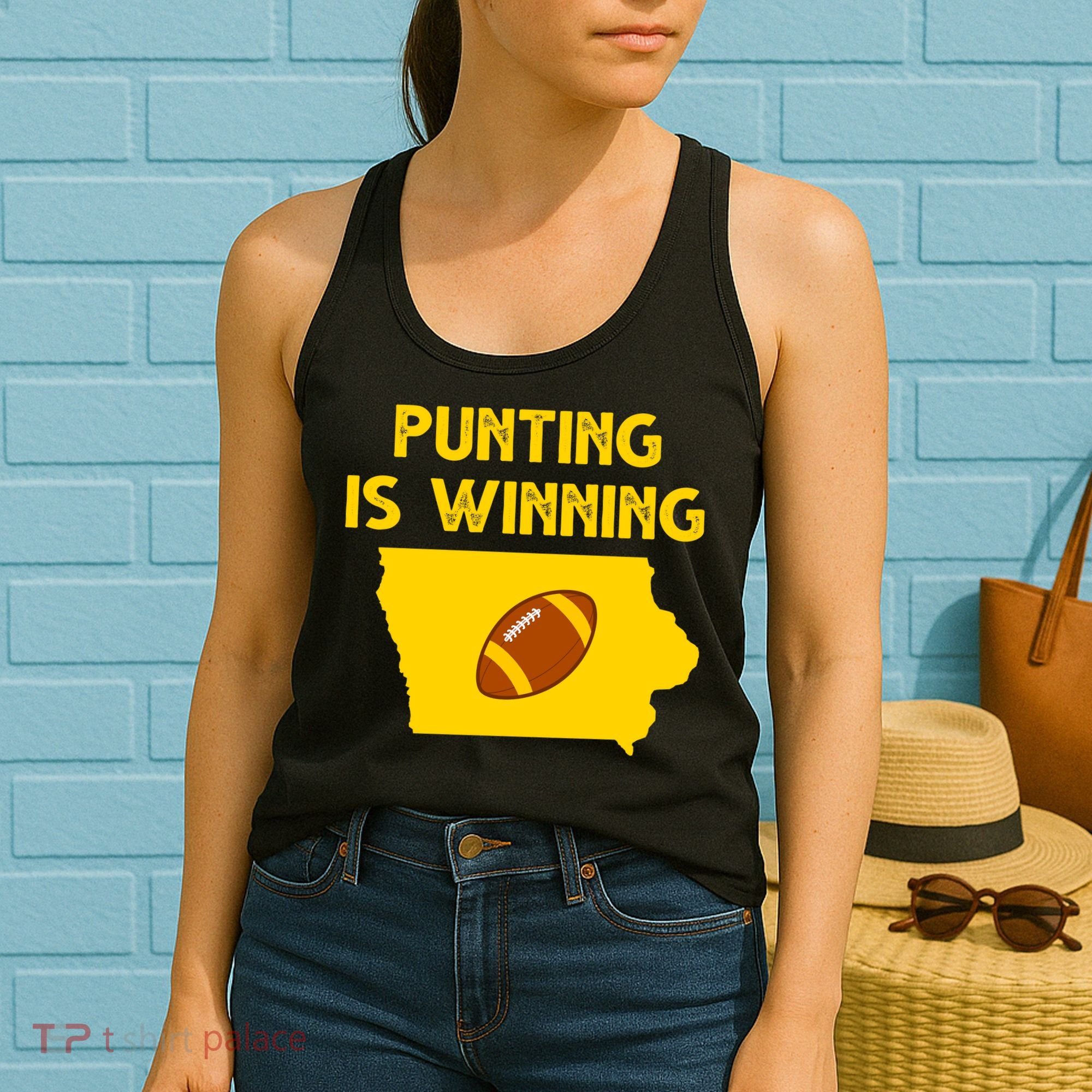 Punting Is Winning Iowa Football Women's Tank Top